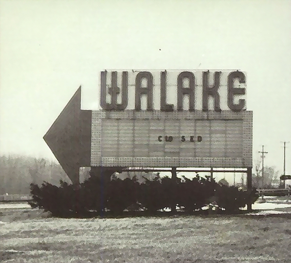 Walake Drive-In Theatre - Old Yearbook Shot From Mc Horner